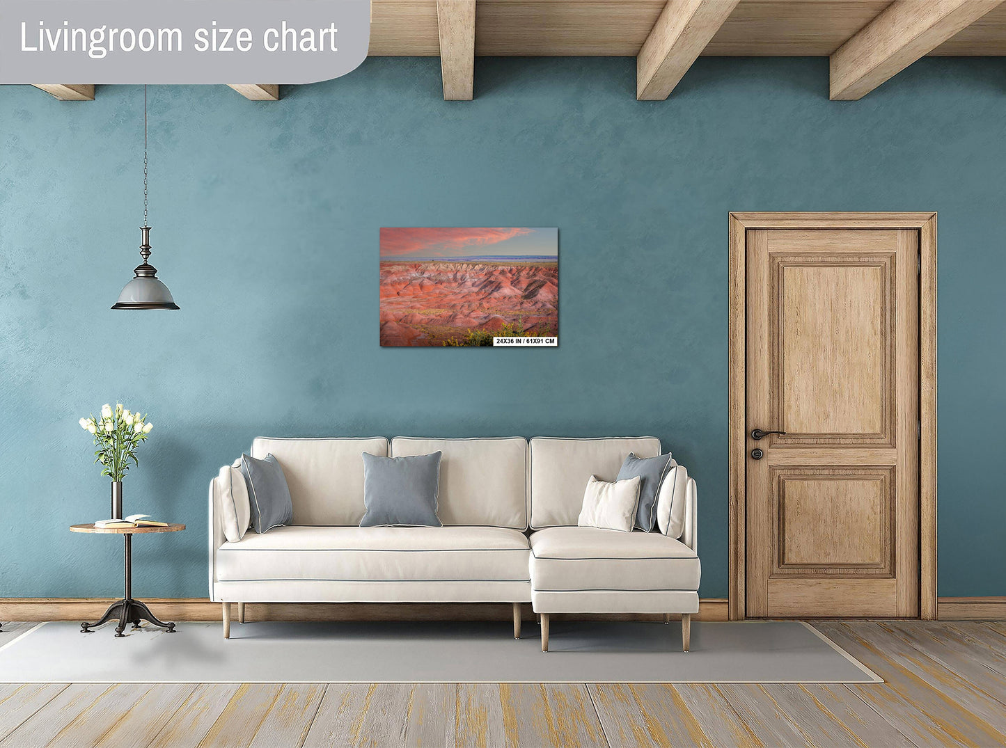 Nature's Color Palette: Painted Desert Arizona Wall Art Metal Acrylic Print Nature Landscape Photography