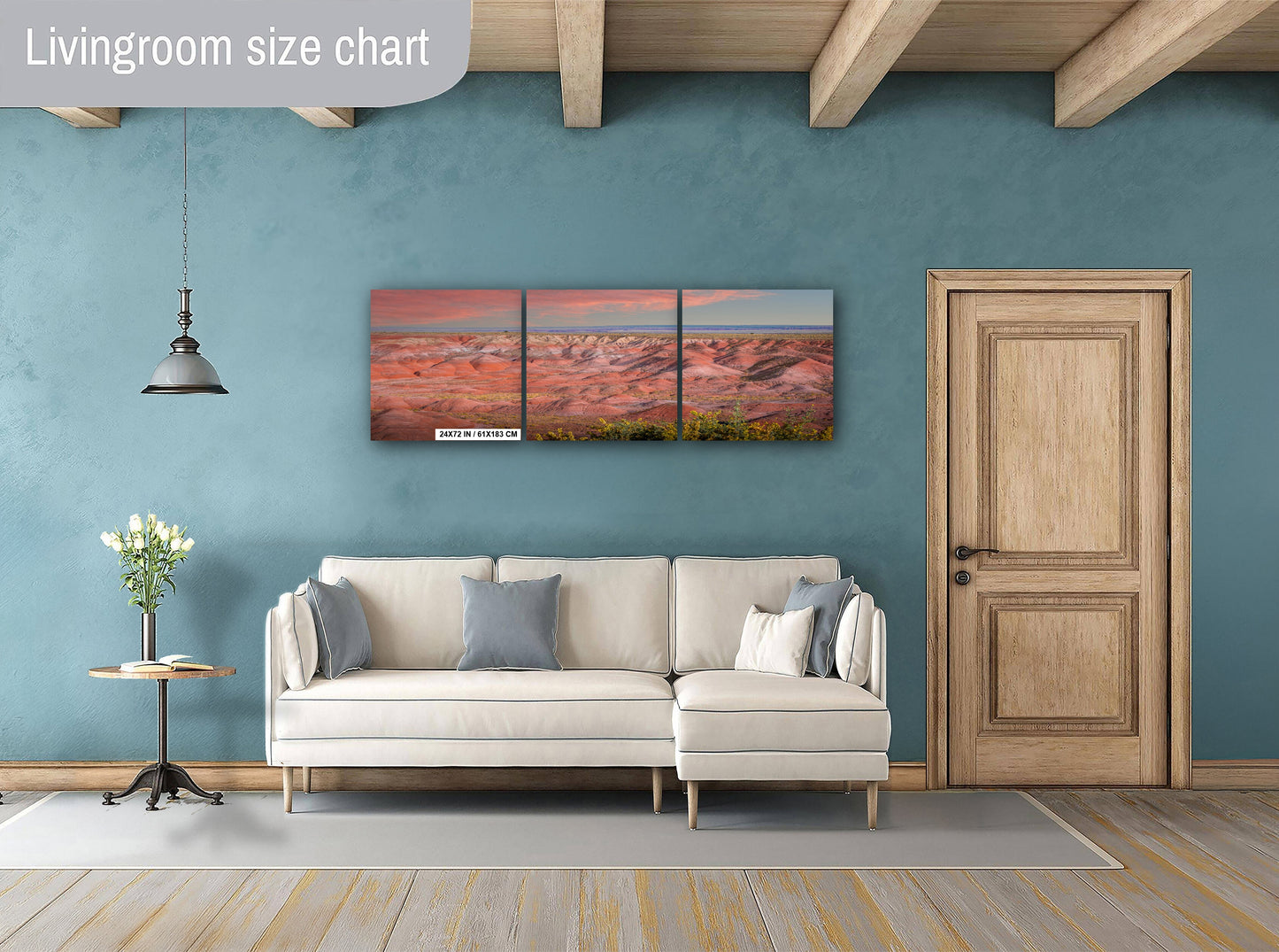 Nature's Color Palette: Painted Desert Arizona Wall Art Metal Acrylic Print Nature Landscape Photography