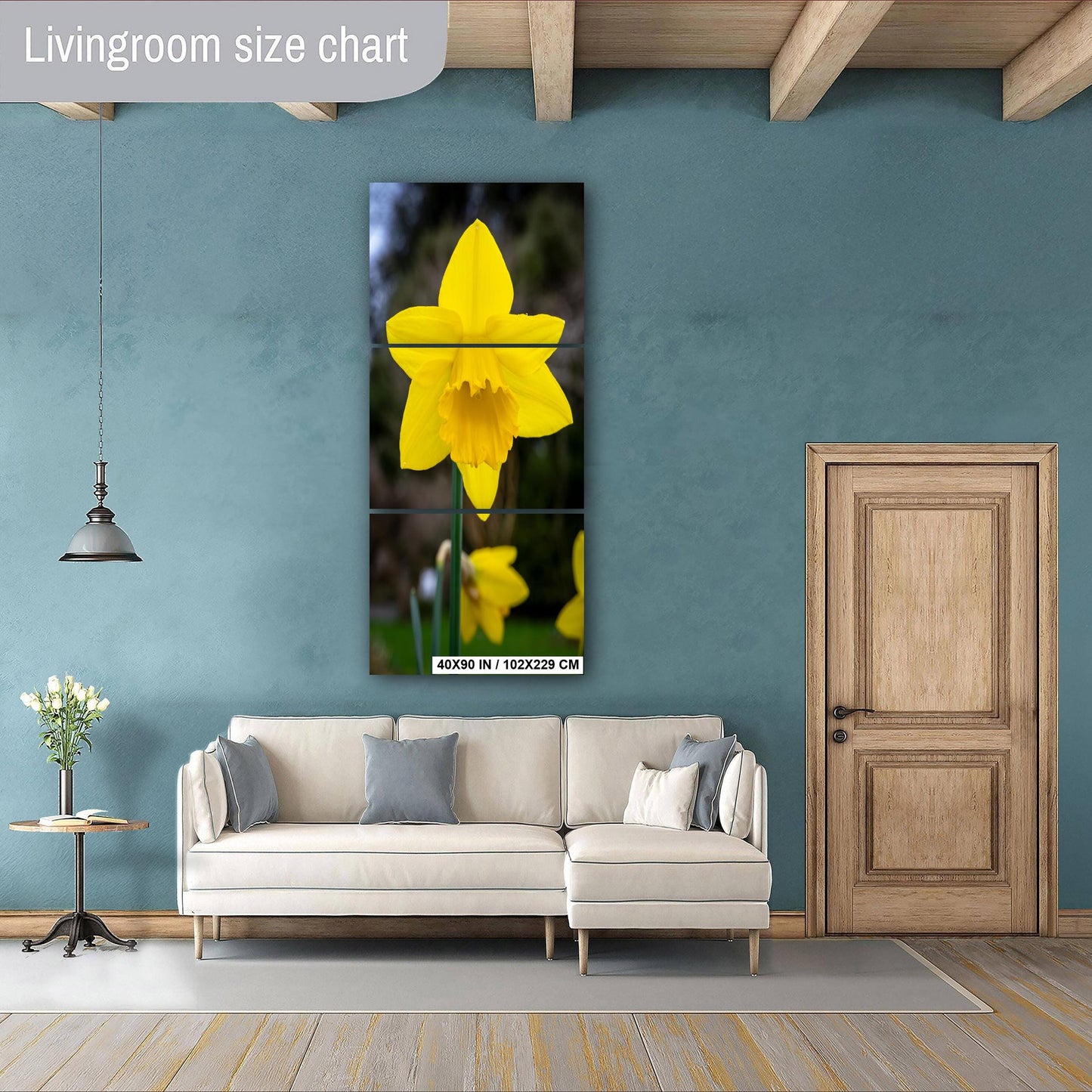 Seattle Washington Yellow Daffodil Spring Flower Bloom Wall Art Photography Print, Photo Botanical Nature Decor Aluminum/Metal/Canvas