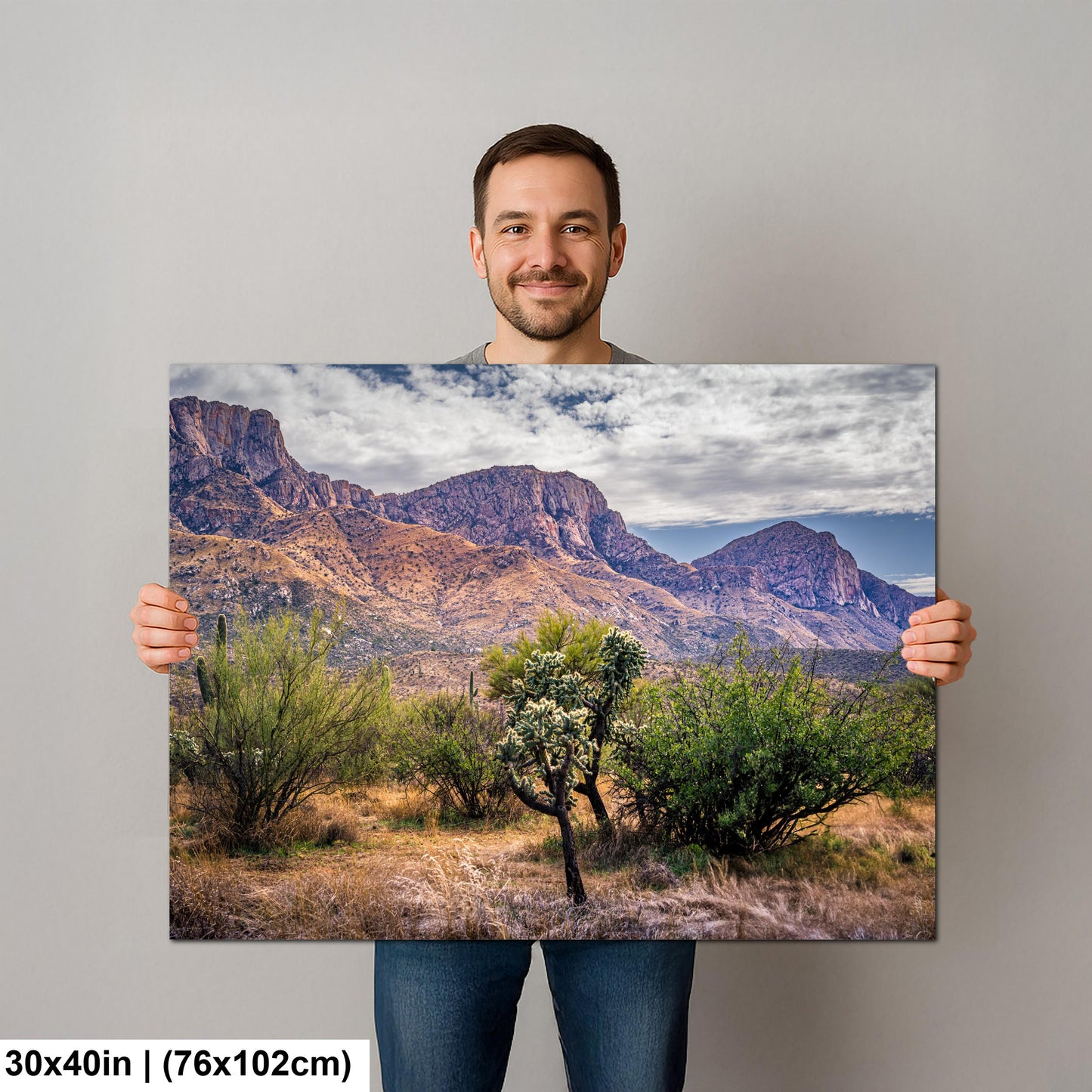 Arizona Desert Wall Art - Catalina Mountains Print | Sonoran Desert Landscape Photography