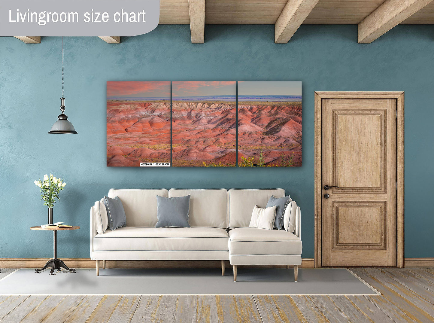 Nature's Color Palette: Painted Desert Arizona Wall Art Metal Acrylic Print Nature Landscape Photography