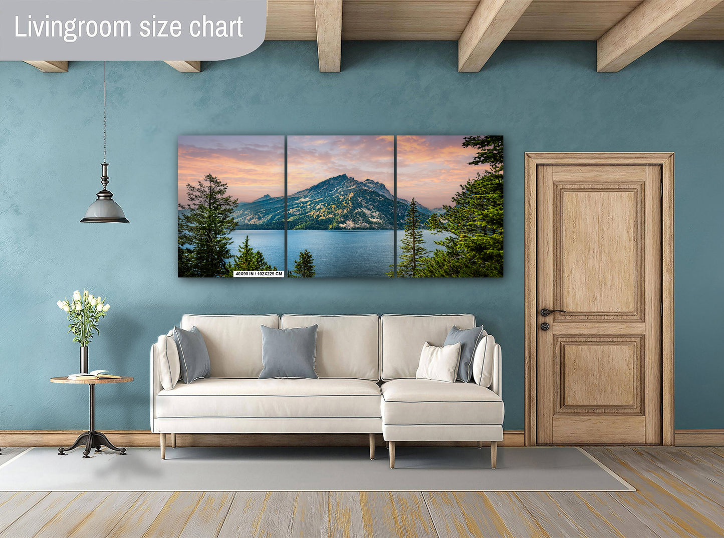 Jewel of the Tetons: Jenny Lake Grand Teton National Park Wall Art Photography Wyoming Metal Aluminum Print