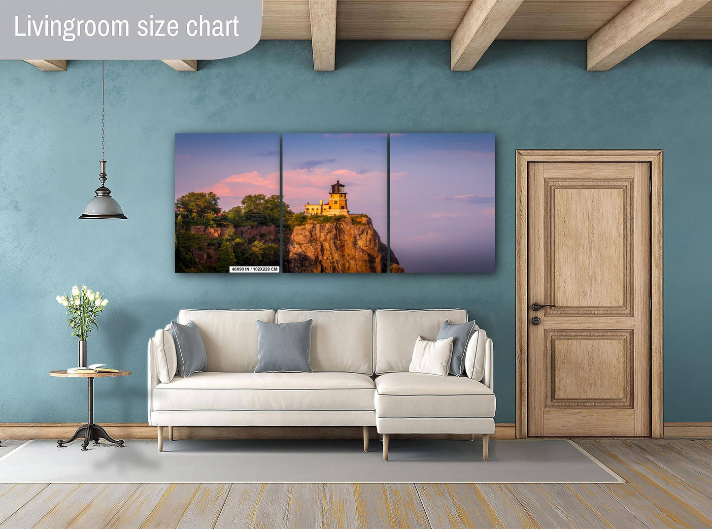 Golden Hour at Split Rock Lighthouse Minnesota North Shore Lake Superior Print Wall Art Midwestern Photography Aluminum/Acrylic/Metal/Canvas