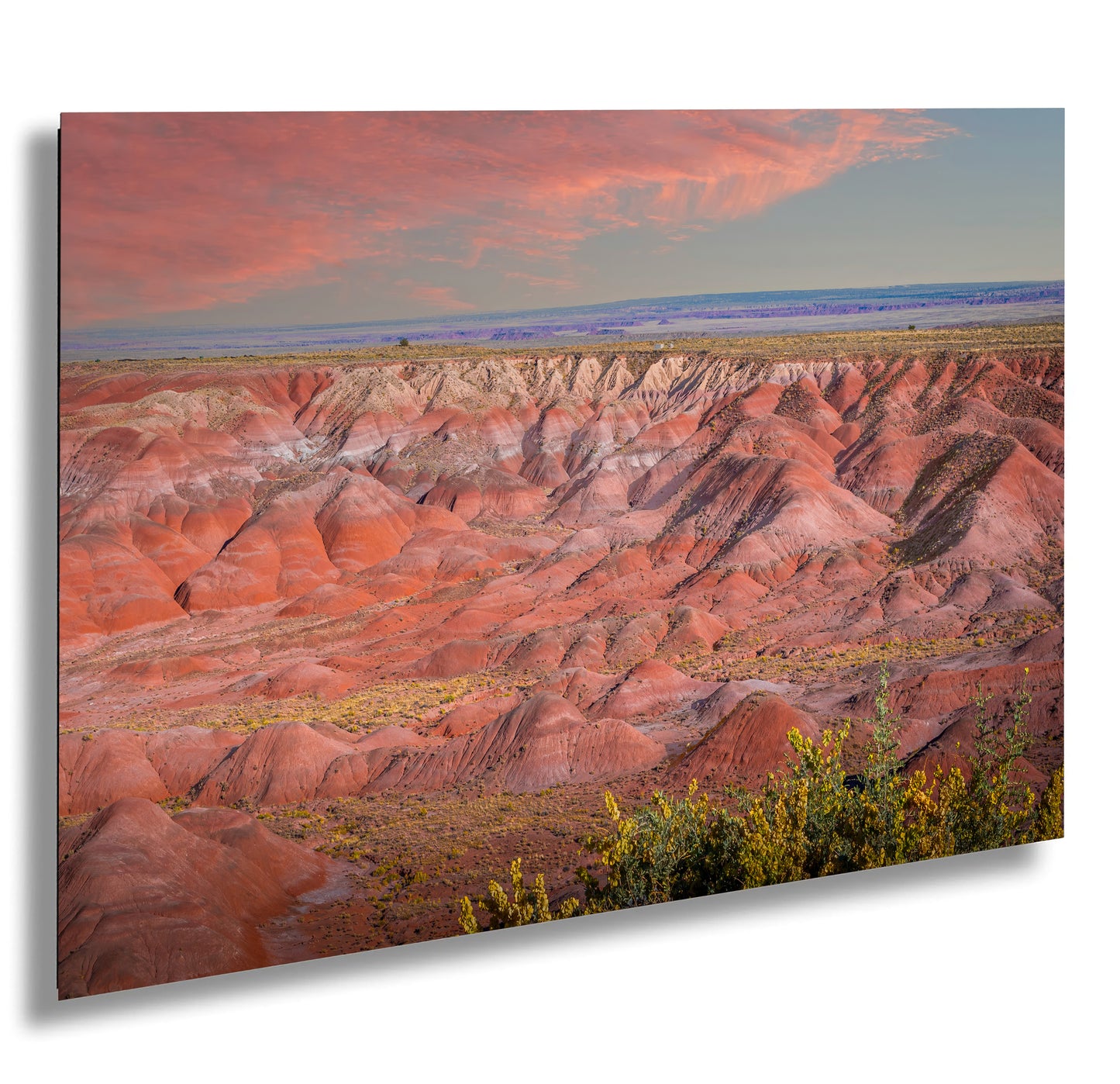 Nature's Color Palette: Painted Desert Arizona Wall Art Metal Acrylic Print Nature Landscape Photography