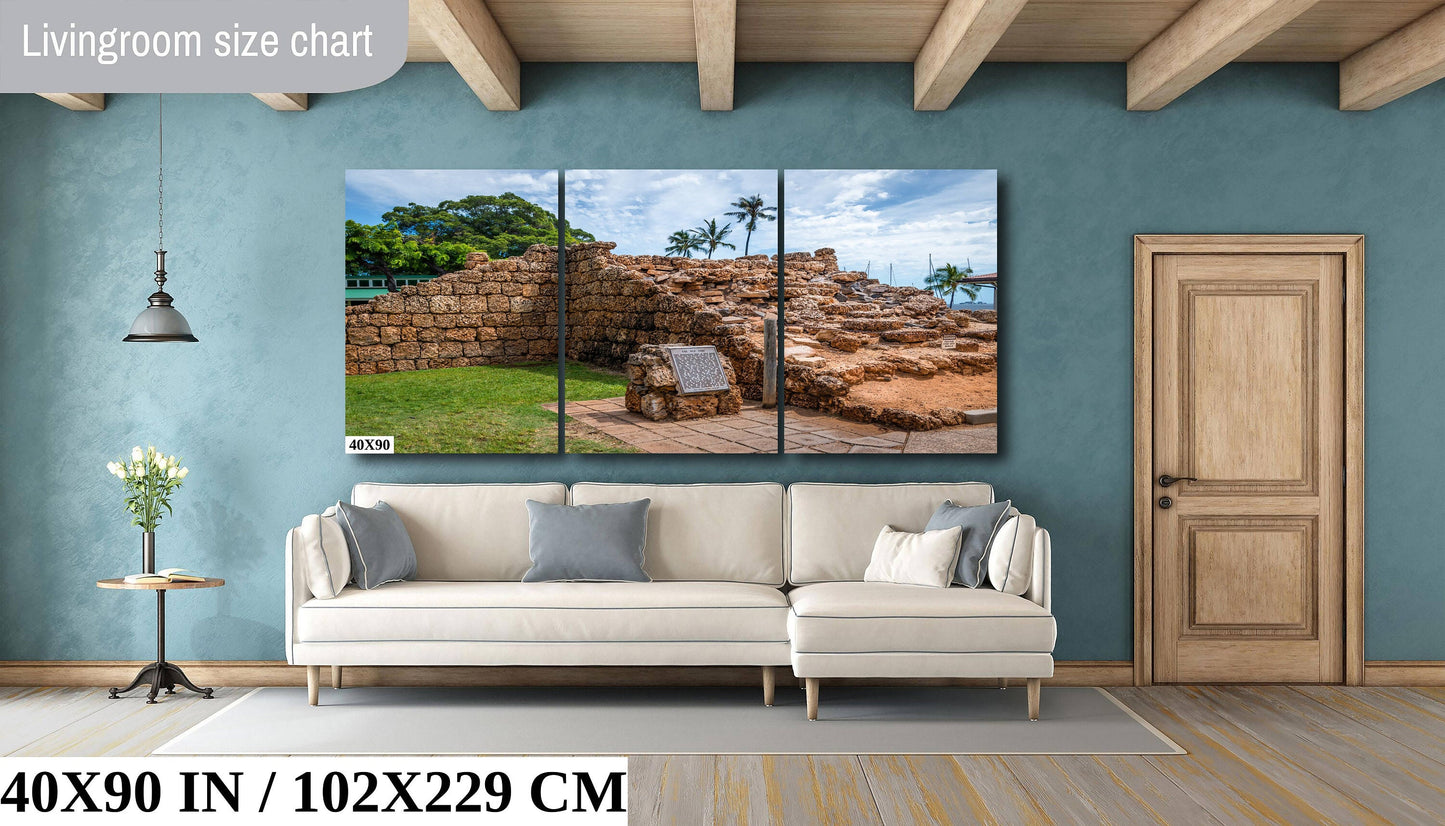 Lahaina Old Fort Print – Maui Wall Art | Historic Hawaii Travel Decor