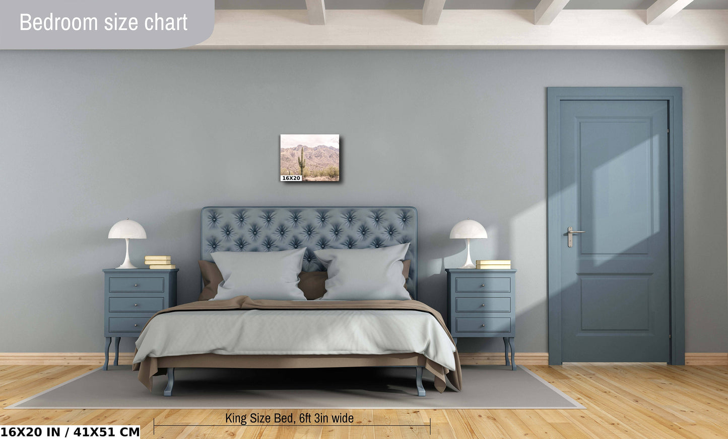 Eternal Desert Solitude: Saguaro Cactus Arizona Wall Art Photography Southwestern Cactus Metal Aluminum Print