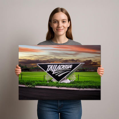 Talladega Superspeedway Sign Photography Print, Alabama Motorsport Landmark Wall Art