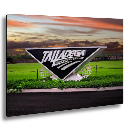 Talladega Superspeedway Sign Photography Print, Alabama Motorsport Landmark Wall Art