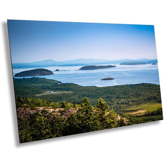 Acadia’s Cadillac Mountain Overlook: Wall Art Print Acadia National Park Mount Desert Island, Maine Aluminum/Acrylic/Metal/Canvas