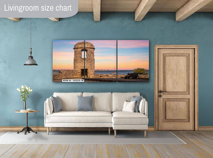 Castillo de San Marcos Sunset Print: St. Augustine Coastal Wall Art