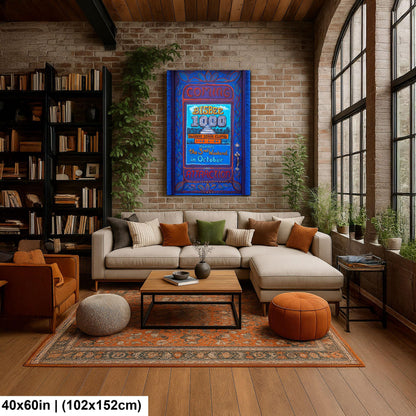 Bisbee Arizona 1000 Mural Door Photography Print, Great Stair Climb Wall Art