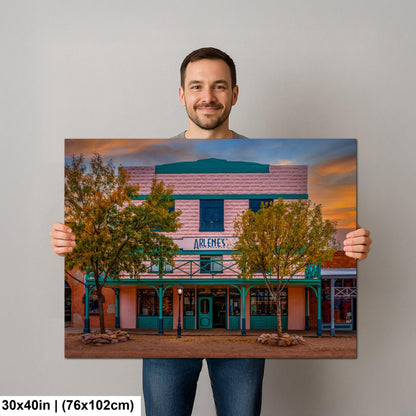 Arlene’s Gallery Storefront Photography Print, Tombstone Arizona Historic Western Architecture Wall Art Home or Office Decor