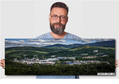 Gatlinburg TN Scenic Mountain Overlook Photography Print Canvas Metal Aluminum Wall Art Landscape Home Office Decor