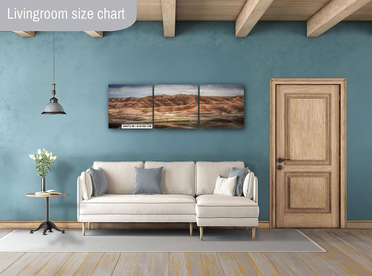 Badlands National Park SD Highway 240 Vista Layered Buttes South Dakota Photo Print, Desert Landscape Wall Art Decor, Acrylic Metal Canvas