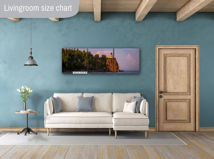 Split Rock Lighthouse at Sunset on Minnesota's North Shore Lake Superior Print Wall Art Nautical Photography Aluminum/Acrylic/Metal/Canvas