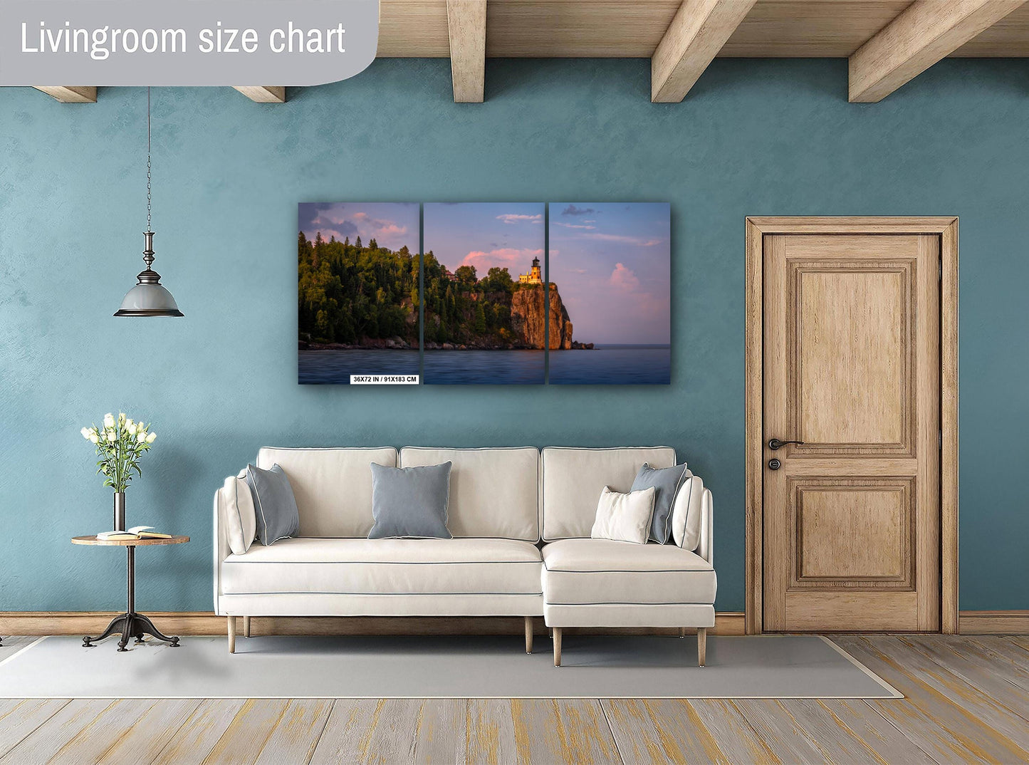 Split Rock Lighthouse at Sunset on Minnesota's North Shore Lake Superior Print Wall Art Nautical Photography Aluminum/Acrylic/Metal/Canvas