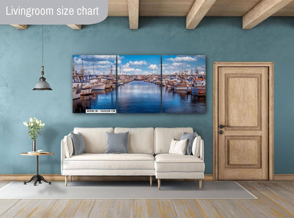 Seattle Fishermen's Terminal Art: Nautical Marina Print, Canvas, Metal, or Acrylic