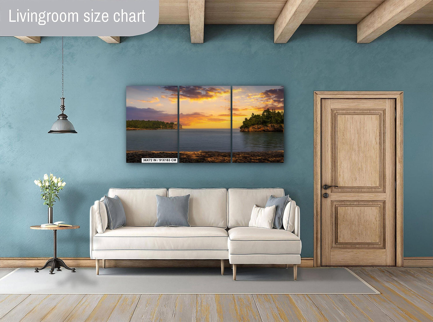 Split Rock Lighthouse Sunset Art: Lake Superior Photography, Minnesota Landscape