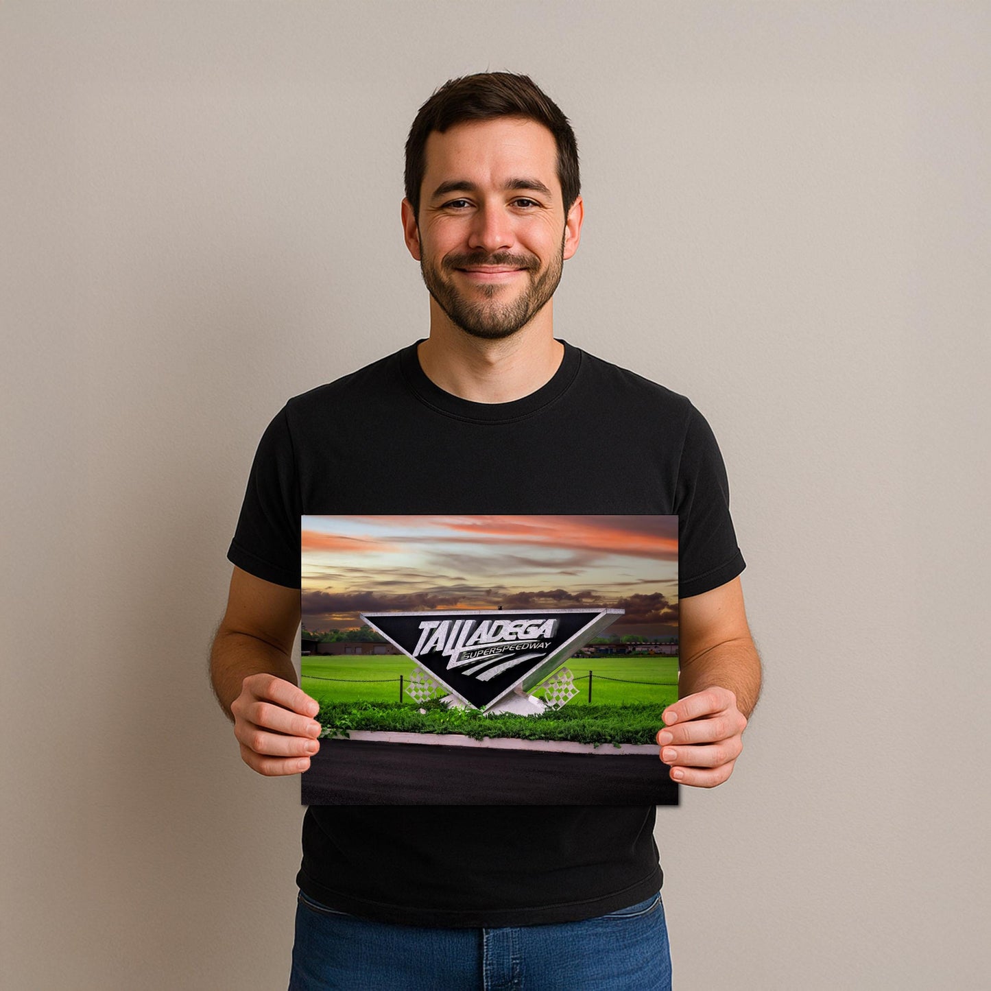 Talladega Superspeedway Sign Photography Print, Alabama Motorsport Landmark Wall Art