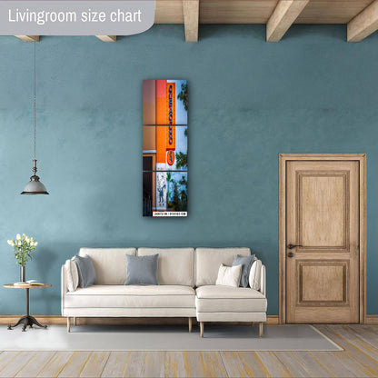 Little Havana Wall Art - Cuba Ocho Sign Print with Pitbull Mr 305 Mural | Miami Urban Decor