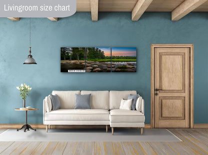 Itasca State Park Minnesota Headwaters of the Mississippi River Photo Print, Sunset Lake Forest Nature Wall Art Metal Canvas Photography