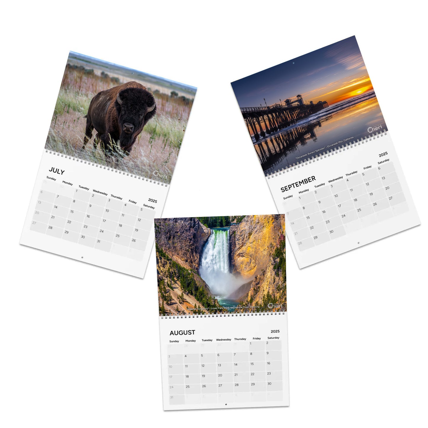 Images By Cheri - 2025 Calendar | Monthly Nature and Wildlife Photography