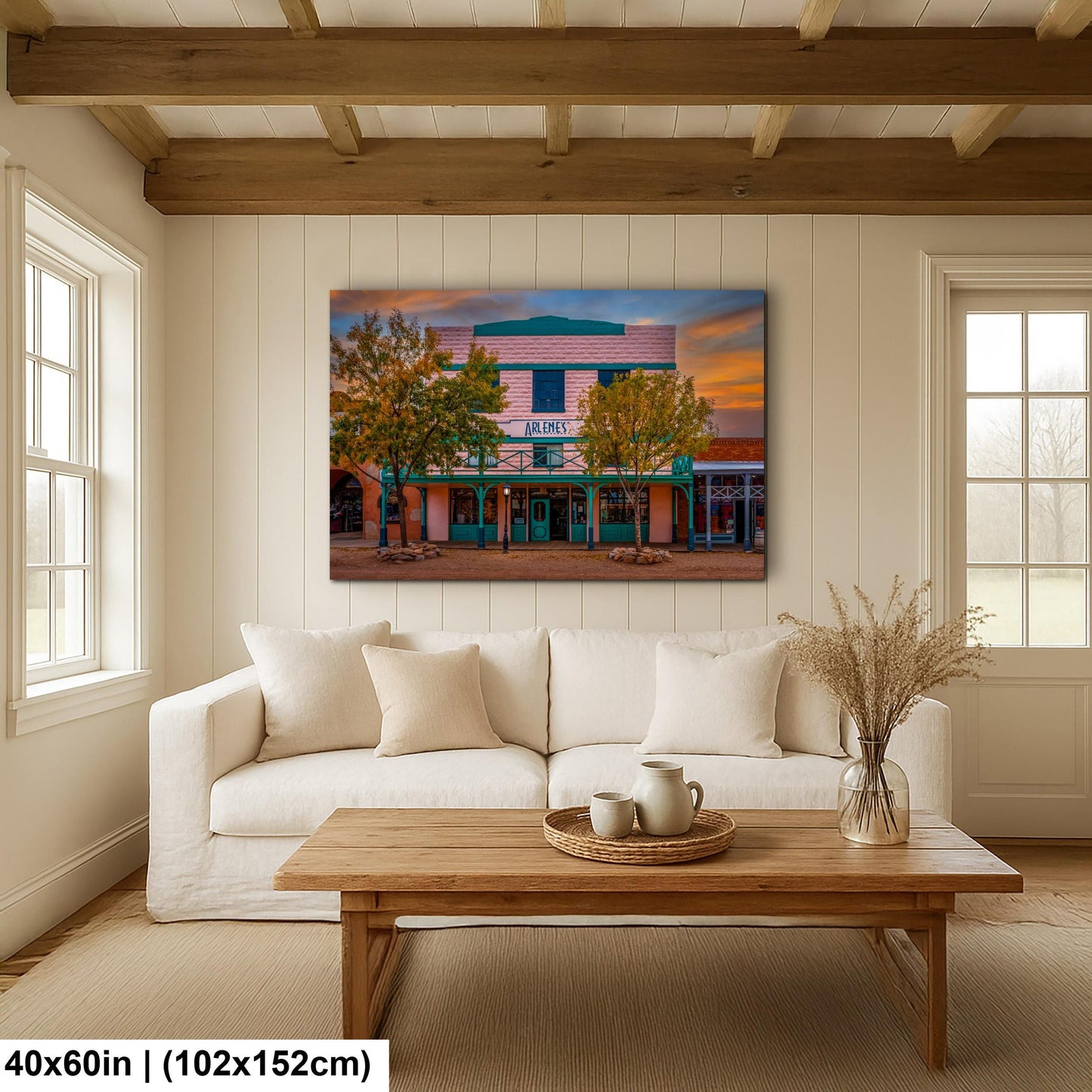 Arlene’s Gallery Storefront Photography Print, Tombstone Arizona Historic Western Architecture Wall Art Home or Office Decor