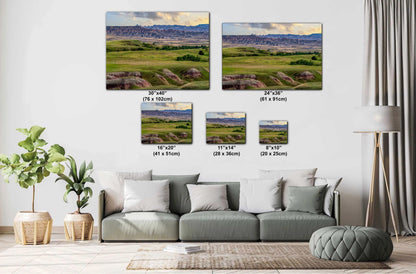 Badlands National Park Art: Rugged Canyon Landscape Photography