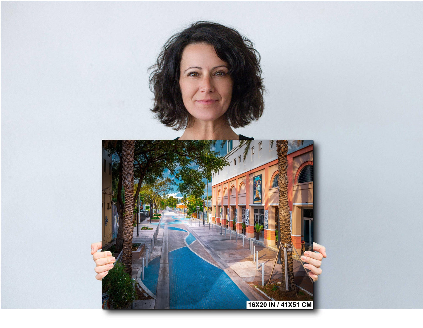 Little Havana Art Print - Miami Canvas Print | Cuban Street Scene Wall Decor