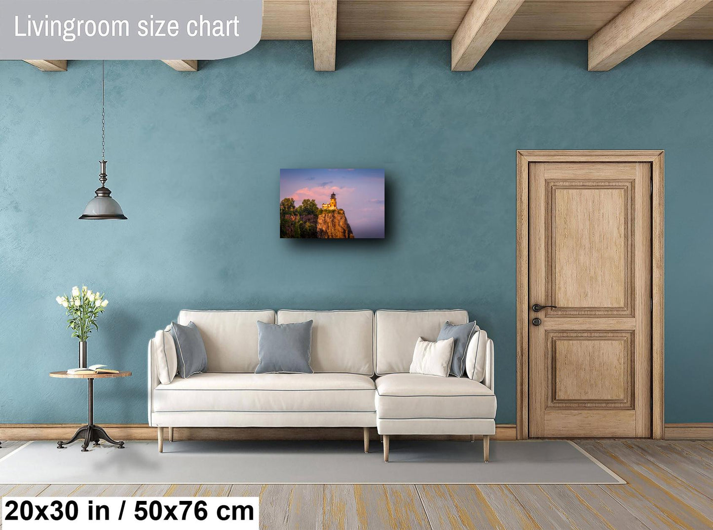 Golden Hour at Split Rock Lighthouse Minnesota North Shore Lake Superior Print Wall Art Midwestern Photography Aluminum/Acrylic/Metal/Canvas