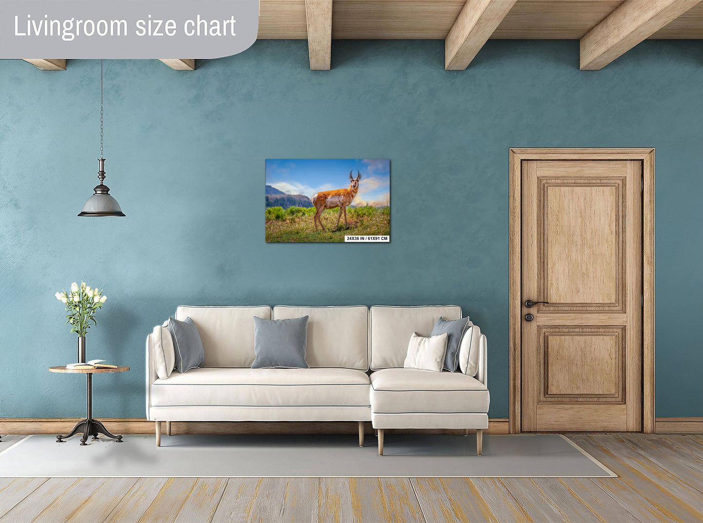 Prairie Wanderers: The Pronghorn of Yellowstone Wilderness Wall Art National Park Metal Acrylic Print Wildlife Photography