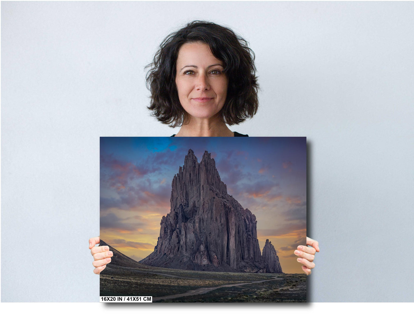 Majestic Shiprock: The Power of Shiprock Monadnock New Mexico Print Wall Art Photography Aluminum/Acrylic/Metal/Canvas