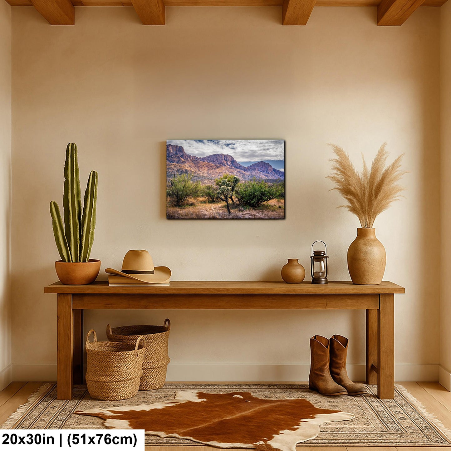 Arizona Desert Wall Art - Catalina Mountains Print | Sonoran Desert Landscape Photography