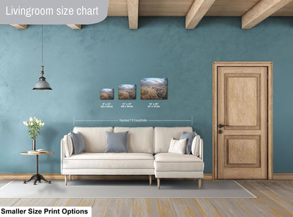 Badlands National Park Endless Horizon, Photography Print, Layered Rock Formations at Dusk, Landscape Décor