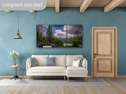 Cloud-Kissed Pines in Rocky Mountain National Park, Colorado Print Wall Art Photography Aluminum/Acrylic/Metal/Canvas Southwestern Decor