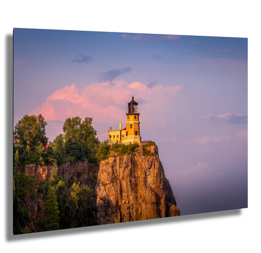 Golden Hour at Split Rock Lighthouse Minnesota North Shore Lake Superior Print Wall Art Midwestern Photography Aluminum/Acrylic/Metal/Canvas