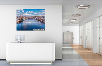Seattle Fishermen's Terminal Art: Nautical Marina Print, Canvas, Metal, or Acrylic