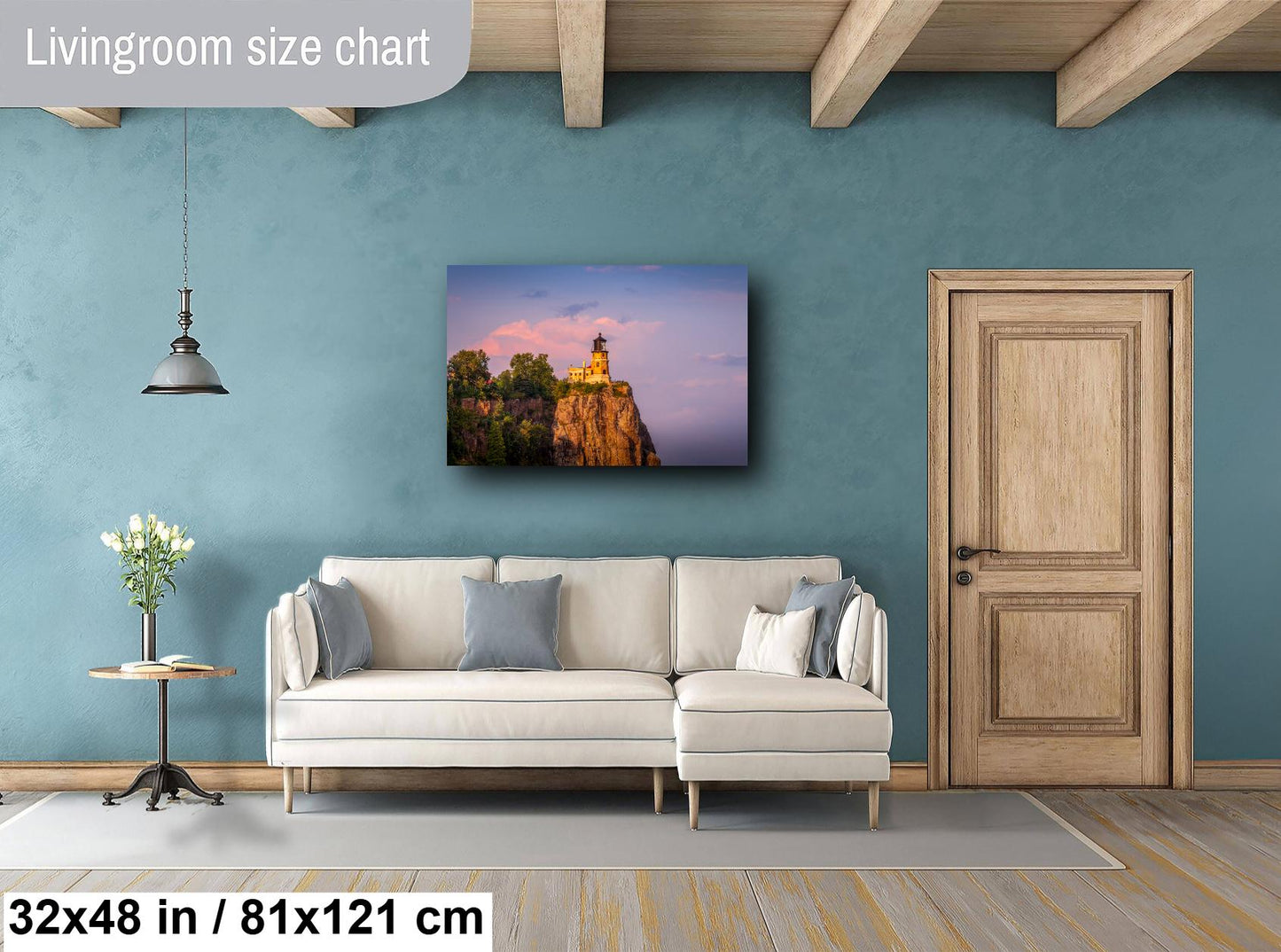 Golden Hour at Split Rock Lighthouse Minnesota North Shore Lake Superior Print Wall Art Midwestern Photography Aluminum/Acrylic/Metal/Canvas