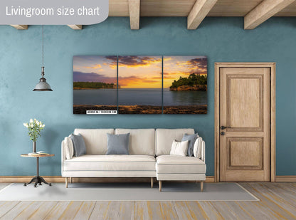 Split Rock Lighthouse Sunset Art: Lake Superior Photography, Minnesota Landscape