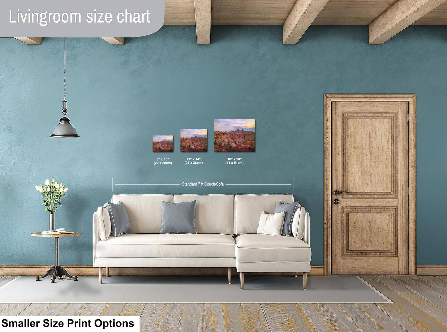 Badlands National Park Majestic Rock Formations, Photography Print, South Dakota Landscape, Sunset Décor