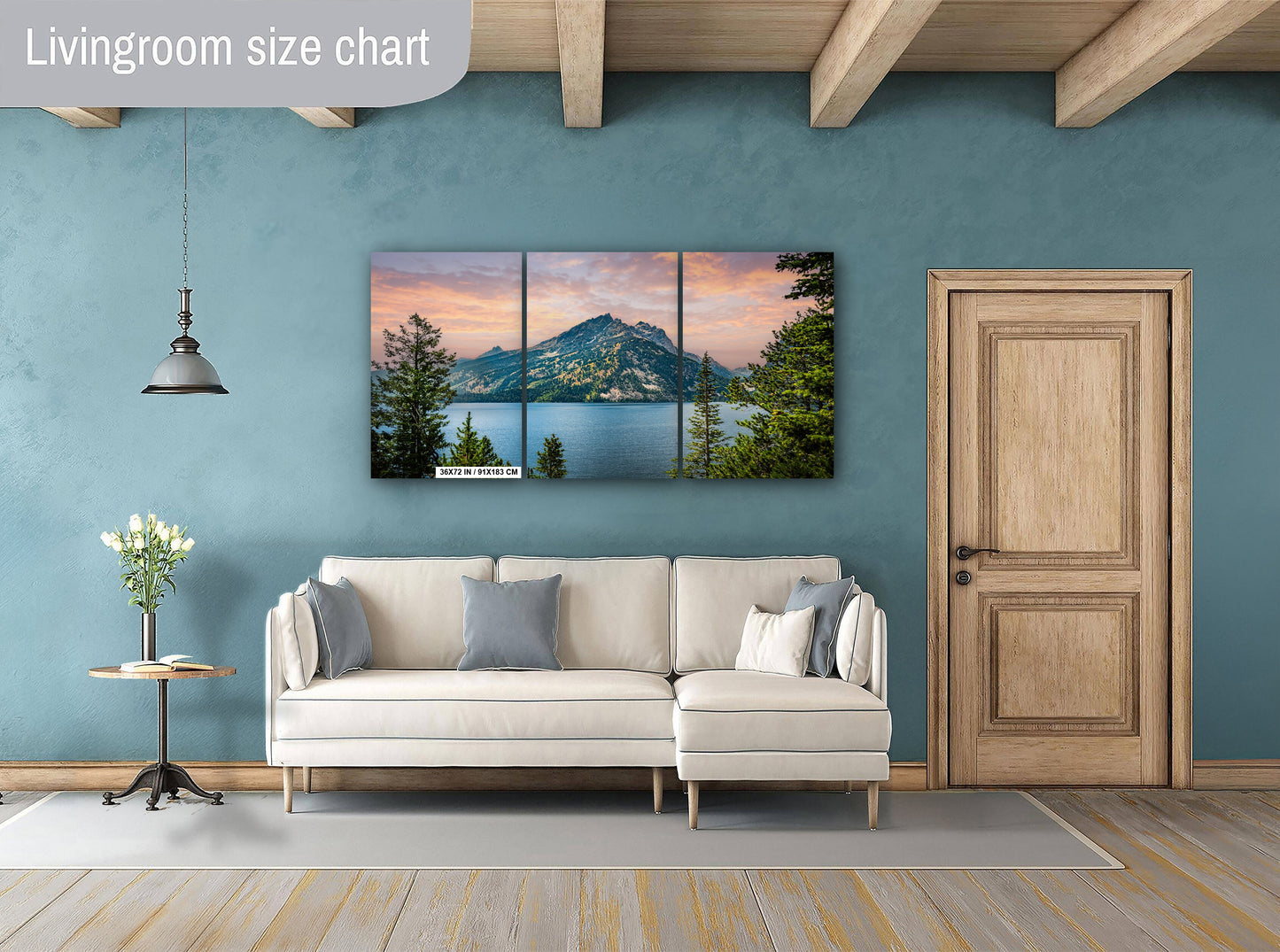 Jewel of the Tetons: Jenny Lake Grand Teton National Park Wall Art Photography Wyoming Metal Aluminum Print