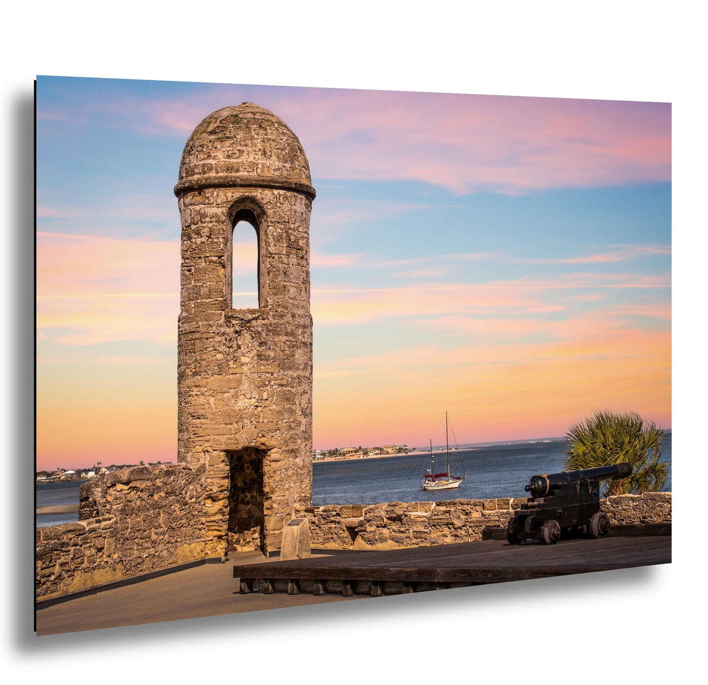 Castillo de San Marcos Sunset Print: St. Augustine Coastal Wall Art