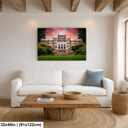 Little Rock Central High School at Sunset Arkansas Photography Print Historic Wall Art