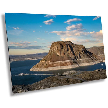 The Great Elephant Butte Rock: Elephant Butte Lake State Park Reservoir New Mexico Wall Art Print Aluminum/Acrylic/Metal/Canvas