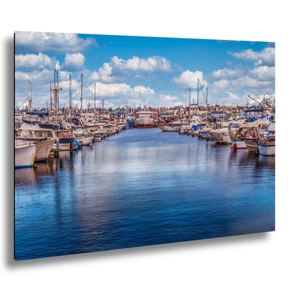Seattle Fishermen's Terminal Art: Nautical Marina Print, Canvas, Metal, or Acrylic