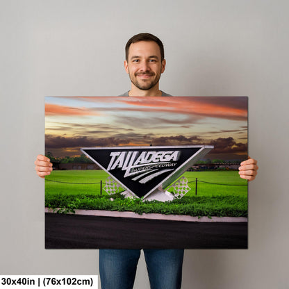 Talladega Superspeedway Sign Photography Print, Alabama Motorsport Landmark Wall Art