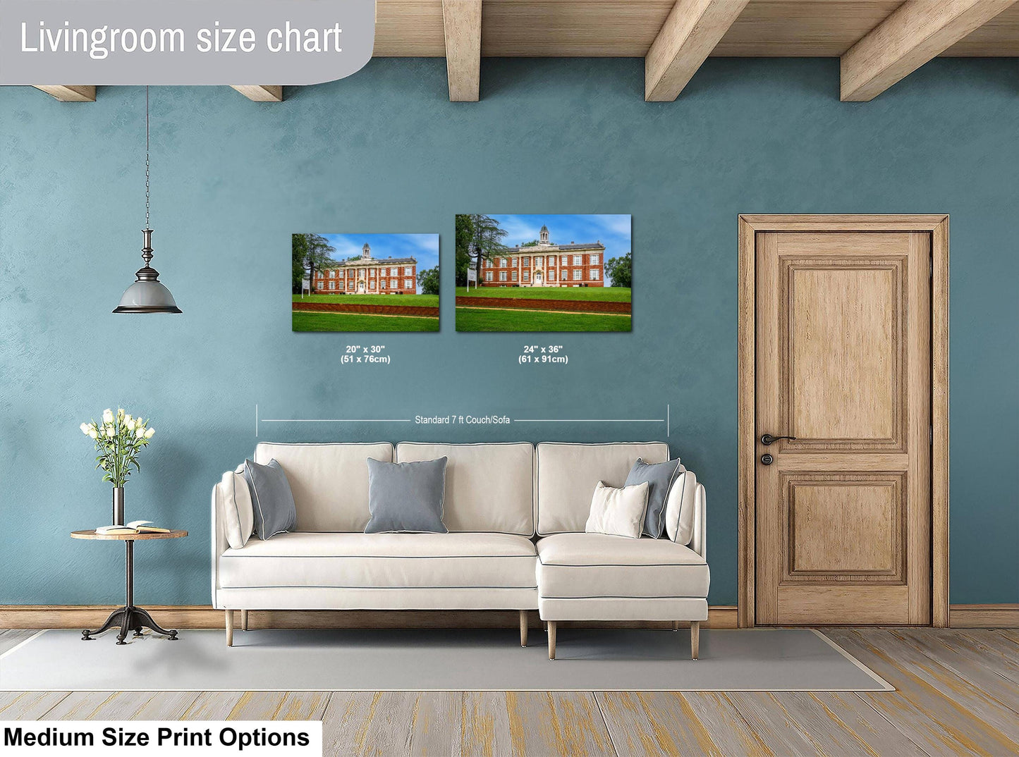 Silsby Hall, Talladega College Alabama, Photography Print, Historic Red Brick Academic Architecture, Classical Columns Campus Wall Art Décor