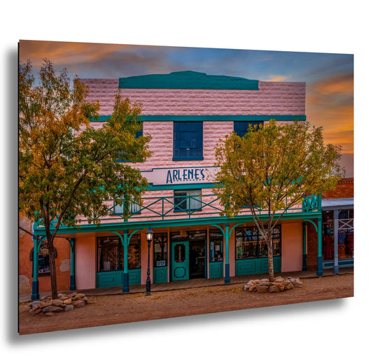 Arlene’s Gallery Storefront Photography Print, Tombstone Arizona Historic Western Architecture Wall Art Home or Office Decor