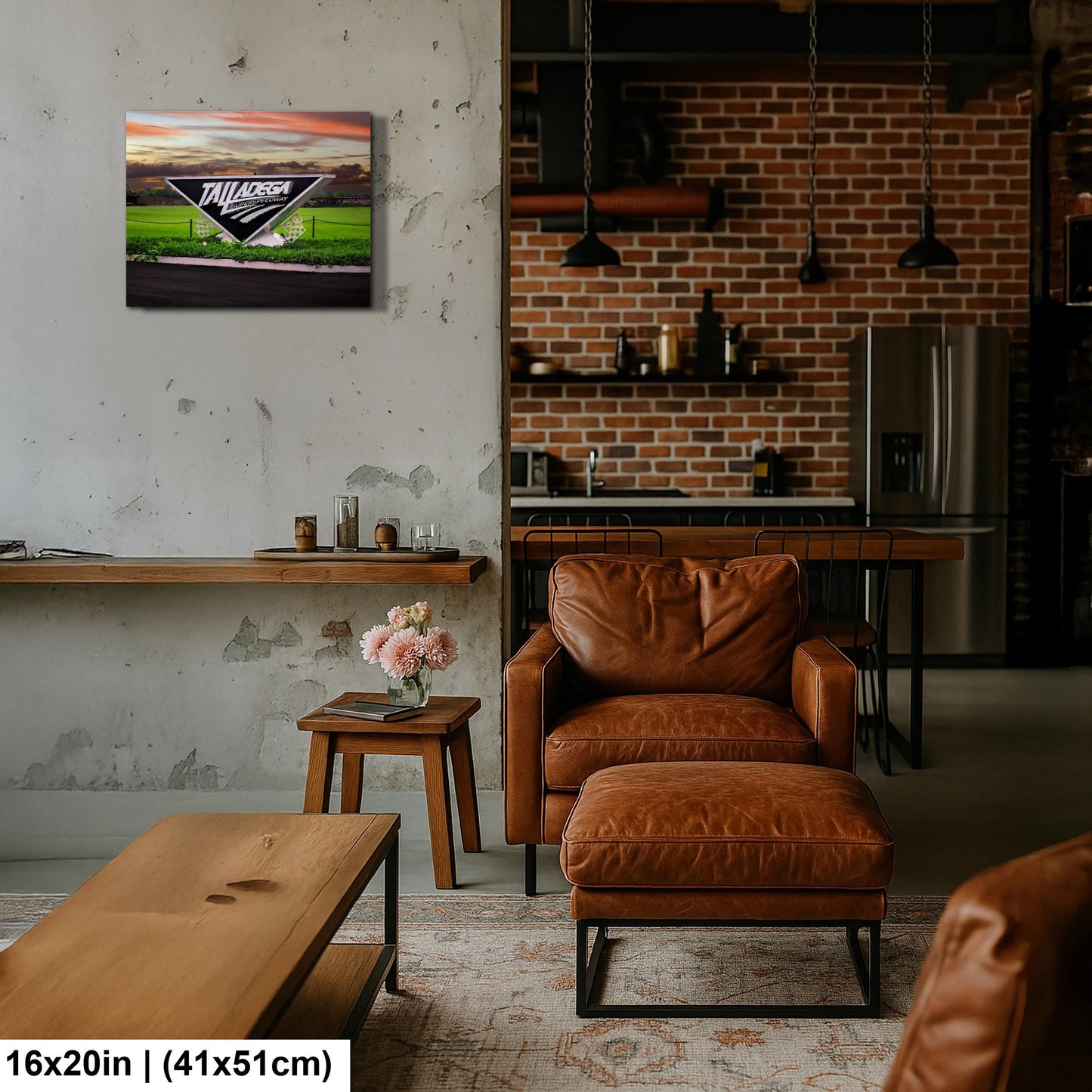 Talladega Superspeedway Sign Photography Print, Alabama Motorsport Landmark Wall Art