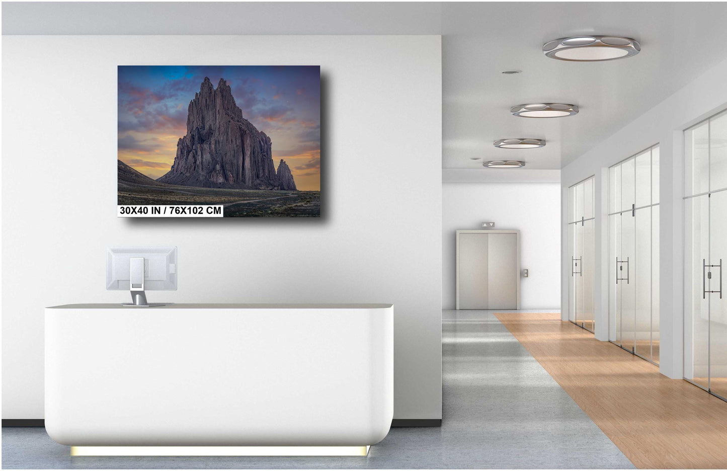 Majestic Shiprock: The Power of Shiprock Monadnock New Mexico Print Wall Art Photography Aluminum/Acrylic/Metal/Canvas